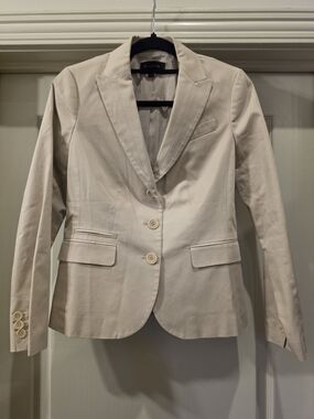 Talbots Women's Light Cream Tailored Blazer